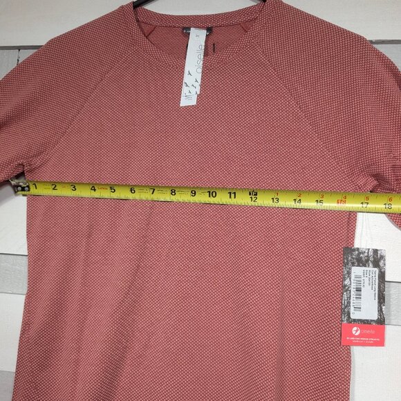 NEW Oiselle Flyout Shirt 6 or 8 Watch View Long Sleeve Running Top Rose Pink S - Picture 15 of 16